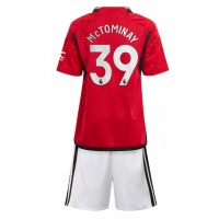 Manchester United Scott McTominay #39 Hjemme Trøje Børn 2023-24 Kortærmet (+ Korte bukser)